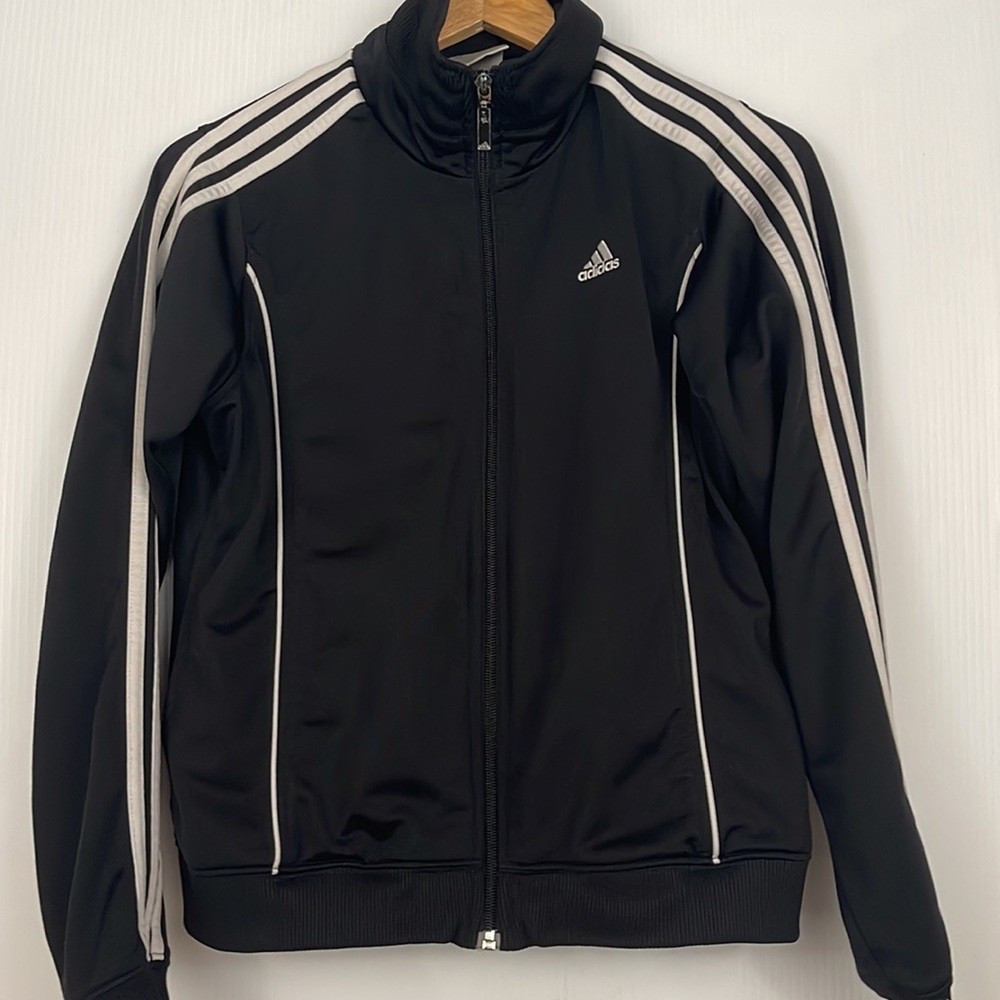 Adidas Tri Stripe Zip Up - Picture 2 of 8